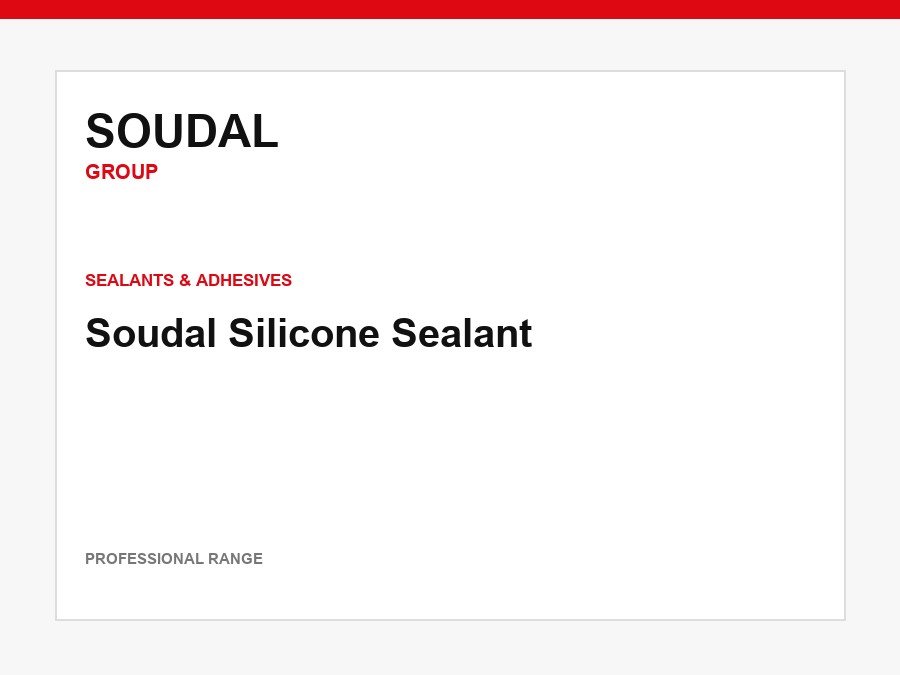 Soudal Silicone Sealant