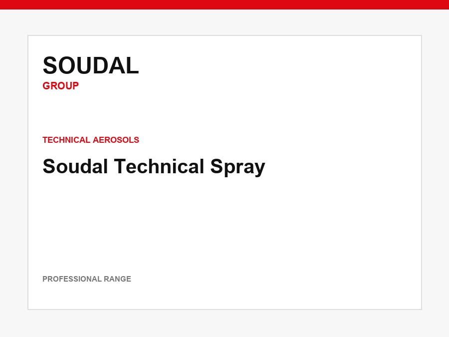 Soudal Technical Spray